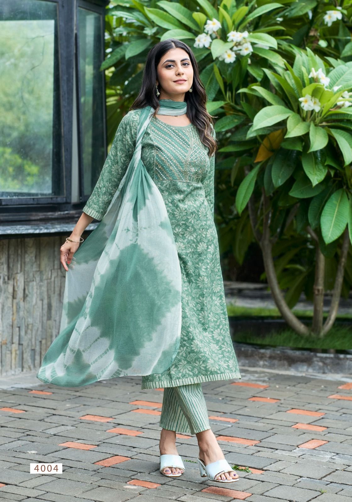 Shagun Vol 4 By Mystic 9 Rayon Foil Printed Kurti With Bottom Dupatta Wholesalers In Delhi